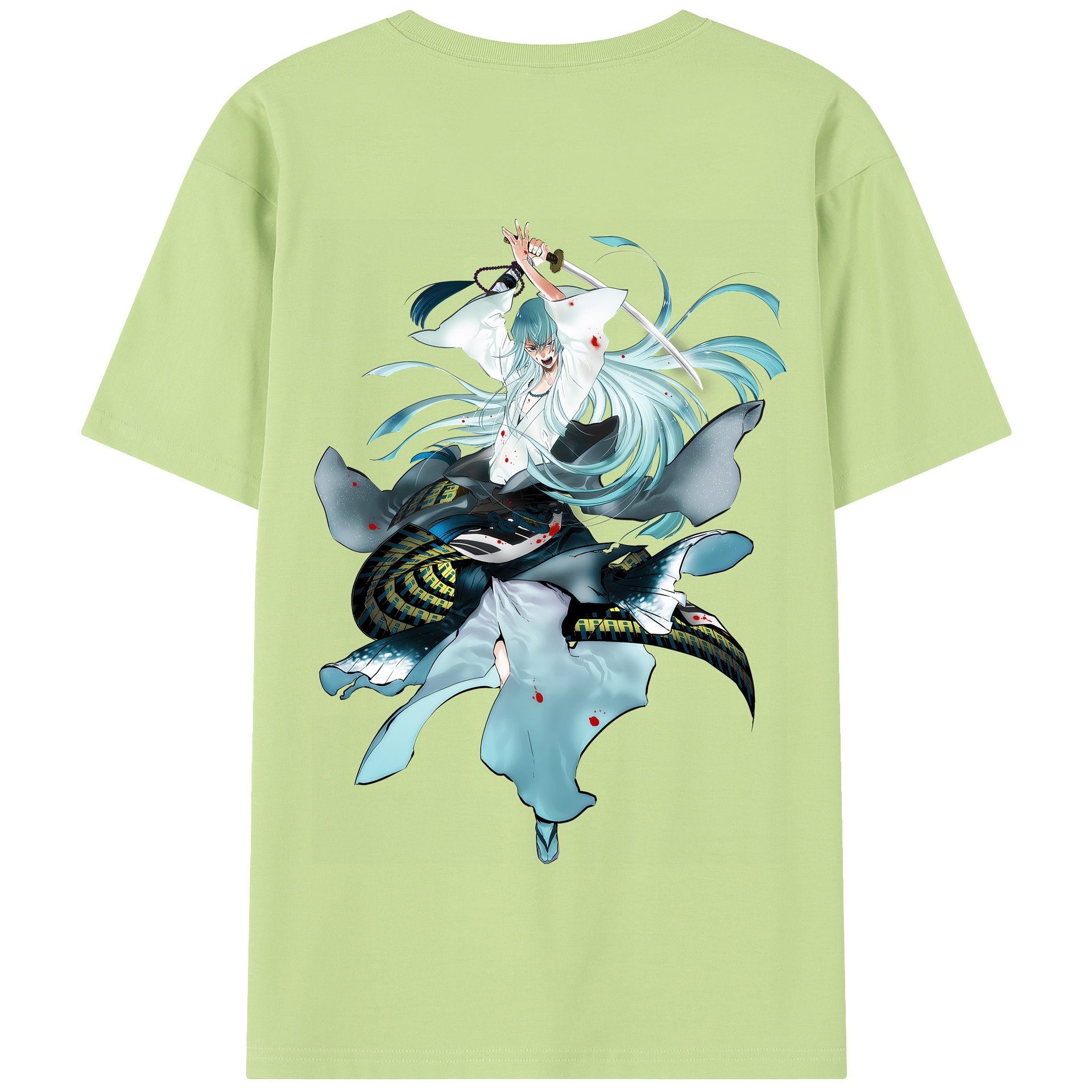 （画像用） 刀剣乱舞 Touken Ranbu 綿100％半袖Tシャツ（背面プリント）